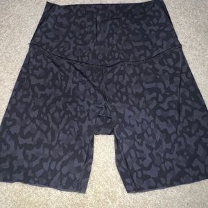 Lululemon align cutoff shorts.